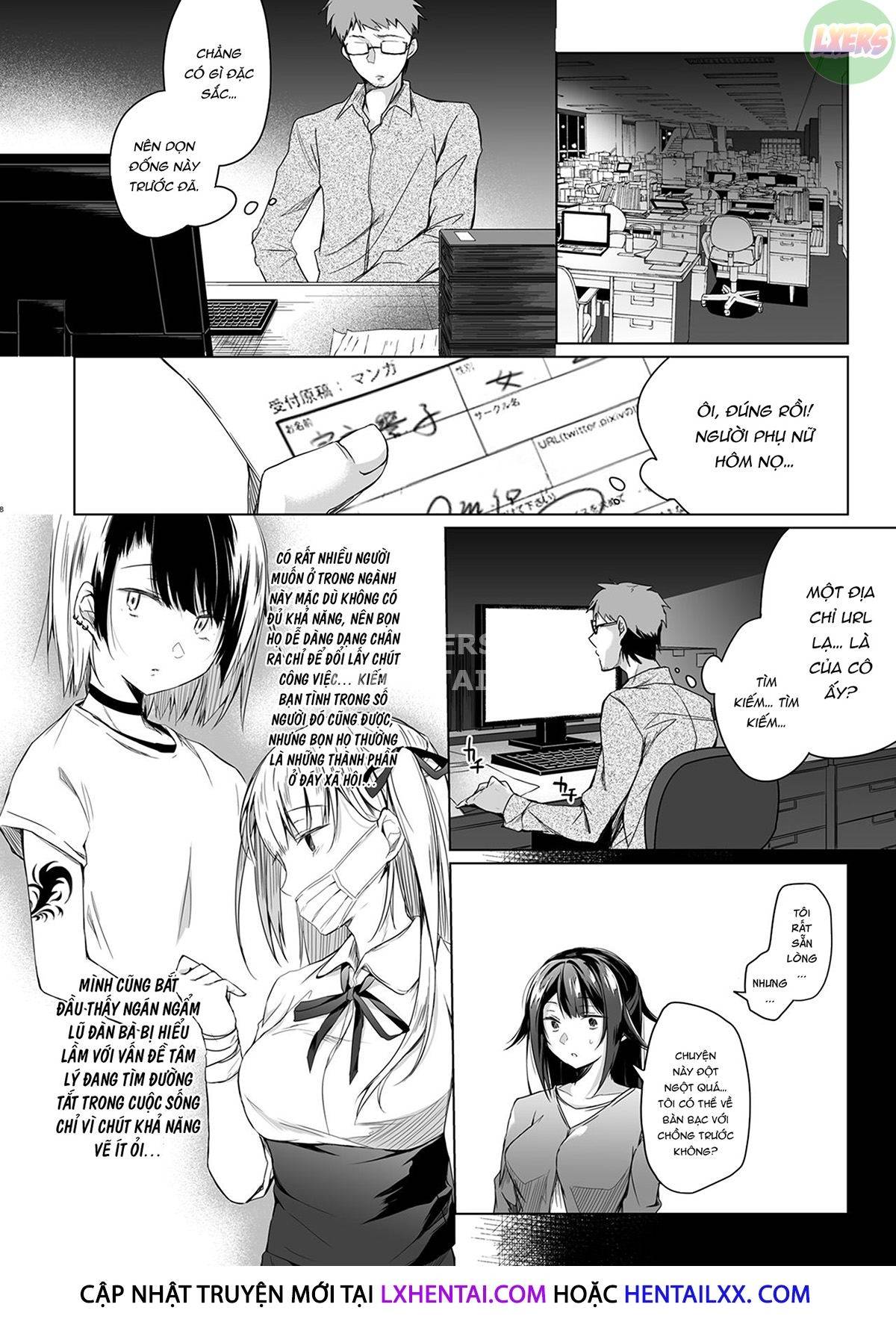 Xem ảnh Vợ Tôi Cư Xử Rất Lạ Sau Hội Thảo Manga… - Chapter 1 - truyen vo toi cu xu rat la sau hoi thao manga chapter 1 (5) - Truyenhentaiz.net